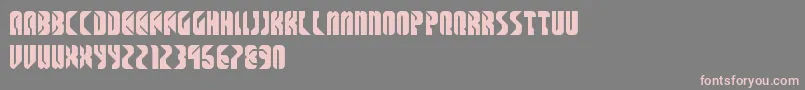 SpaceCowboys Font – Pink Fonts on Gray Background