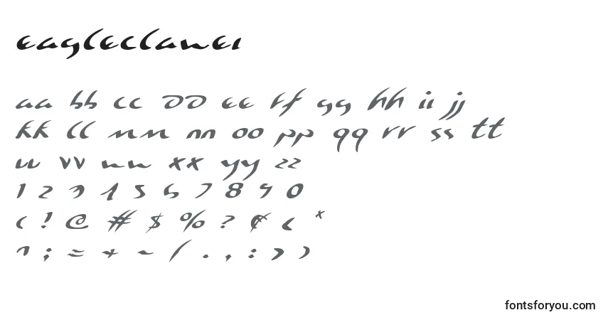 Eagleclawei Font – alphabet, numbers, special characters