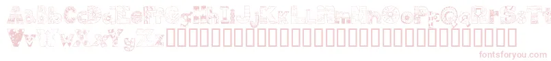 FdPops Font – Pink Fonts on White Background