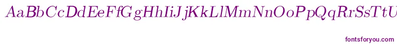 CmRomanSlanted Font – Purple Fonts