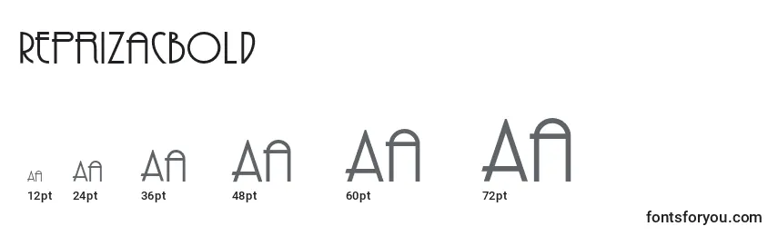 ReprizacBold Font Sizes