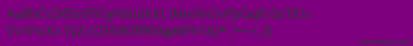 BmdASongForJennifer Font – Black Fonts on Purple Background