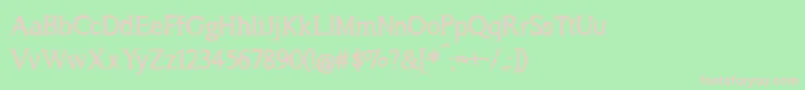 BmdASongForJennifer Font – Pink Fonts on Green Background