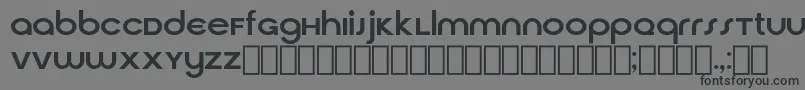 フォントCirquaV21 – 黒い文字の灰色の背景