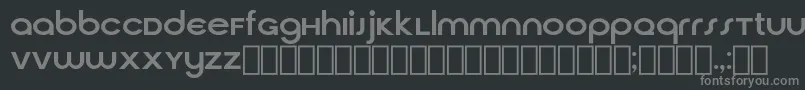 Шрифт CirquaV21 – серые шрифты на чёрном фоне