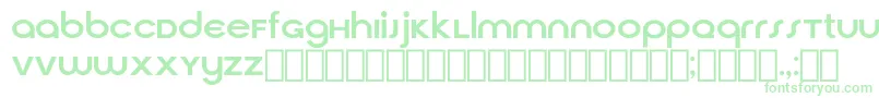 Шрифт CirquaV21 – зелёные шрифты на белом фоне