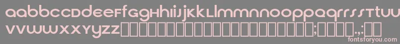 フォントCirquaV21 – 灰色の背景にピンクのフォント
