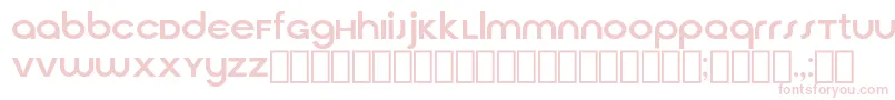 フォントCirquaV21 – 白い背景にピンクのフォント