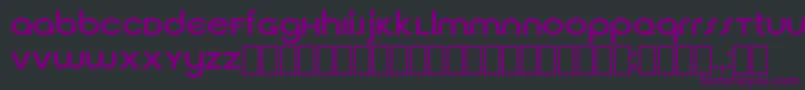 Шрифт CirquaV21 – фиолетовые шрифты на чёрном фоне