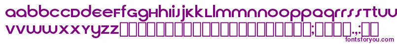 CirquaV21-fontti – violetit fontit valkoisella taustalla