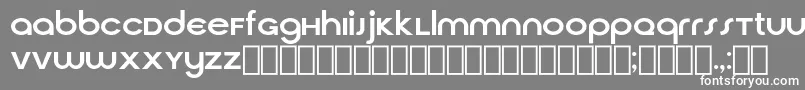 フォントCirquaV21 – 灰色の背景に白い文字