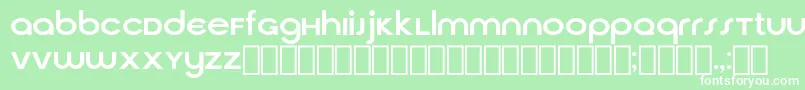 CirquaV21 Font – White Fonts on Green Background