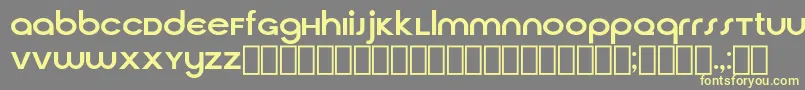 Шрифт CirquaV21 – жёлтые шрифты на сером фоне