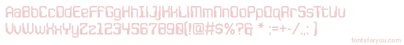 Шрифт JlsspacegothicrNc – розовые шрифты