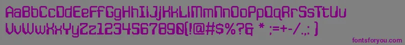 Police JlsspacegothicrNc – polices violettes sur fond gris