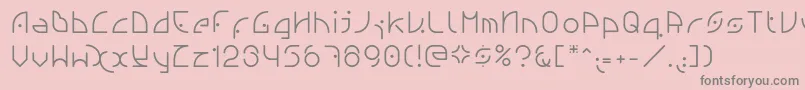 Police Ngfont1.0.0.20 – polices grises sur fond rose