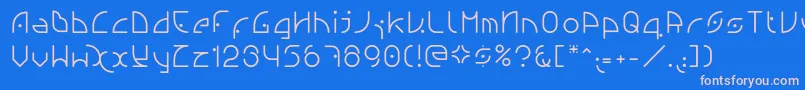 Шрифт Ngfont1.0.0.20 – розовые шрифты на синем фоне