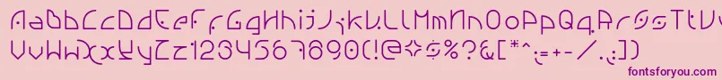 Ngfont1.0.0.20 Font – Purple Fonts on Pink Background