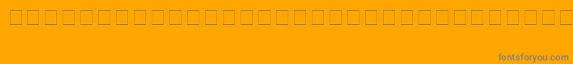 Шрифт JediSolidNormal – серые шрифты на оранжевом фоне