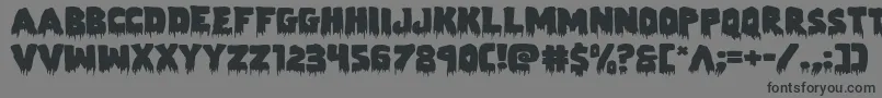 Zombiecontrolexpand Font – Black Fonts on Gray Background