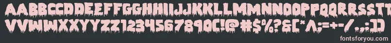 Zombiecontrolexpand Font – Pink Fonts on Black Background