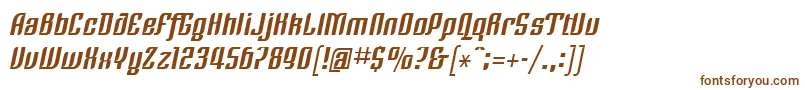 LinotypeRezidentThree Font – Brown Fonts on White Background