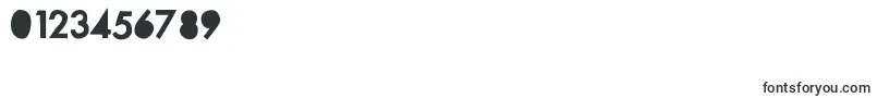Mixpunchout-Schriftart – Schriften für Zahlen und Nummern