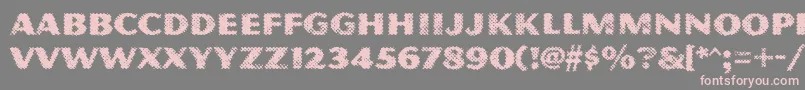 MagnesiummvbstdGrime Font – Pink Fonts on Gray Background