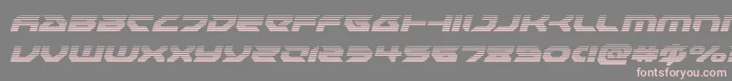 Royalsamuraigradital Font – Pink Fonts on Gray Background