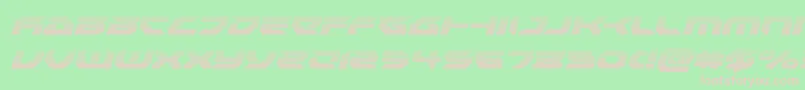 Royalsamuraigradital Font – Pink Fonts on Green Background