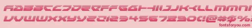 Royalsamuraigradital Font – Red Fonts on Pink Background