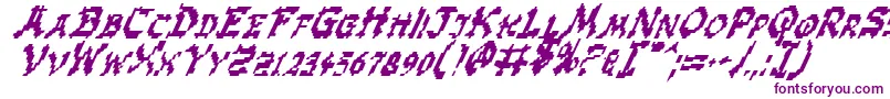 ZenMastersItalic-Schriftart – Violette Schriften