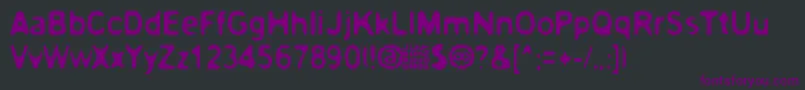 Шрифт Paltamo88300 – фиолетовые шрифты на чёрном фоне