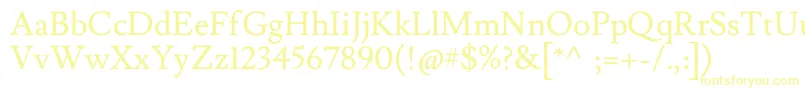 LusitanaRegular Font – Yellow Fonts