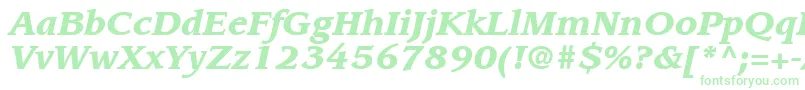 More about ItcLeawoodLtBlackItalic Font ItcLeawoodLtBlackItalic Font – Green Fonts on White Background