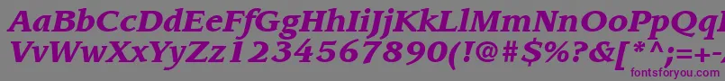 More about ItcLeawoodLtBlackItalic Font ItcLeawoodLtBlackItalic Font – Purple Fonts on Gray Background