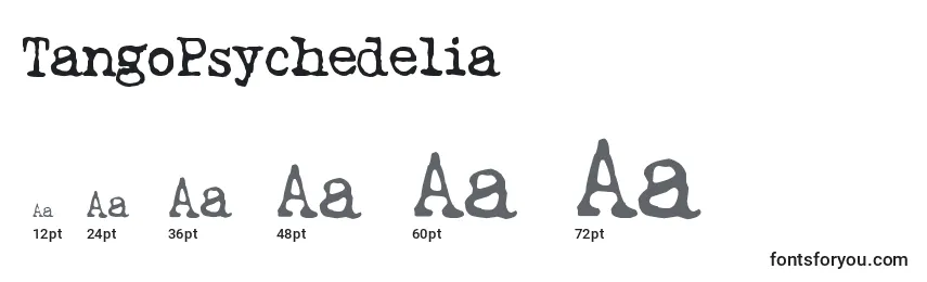 TangoPsychedelia Font Sizes