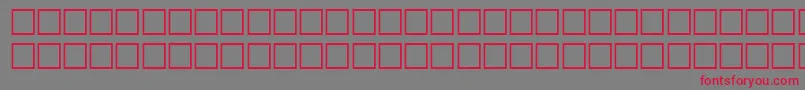 OblemboldBold Font – Red Fonts on Gray Background