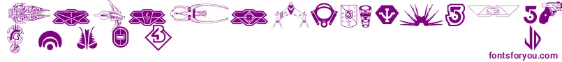 B5symbols Font – Purple Fonts