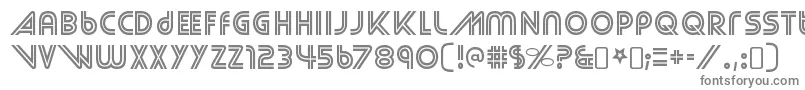 StreetcredRegular Font – Gray Fonts on White Background