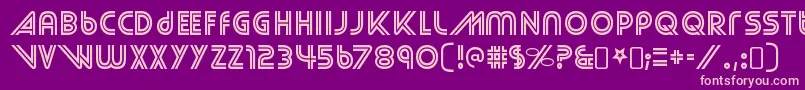 StreetcredRegular Font – Pink Fonts on Purple Background