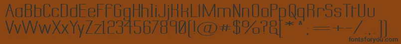Labtsecs Font – Black Fonts on Brown Background