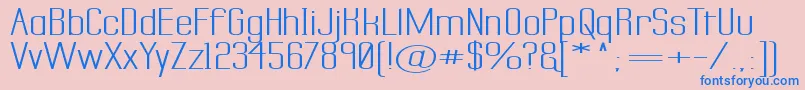 Labtsecs Font – Blue Fonts on Pink Background