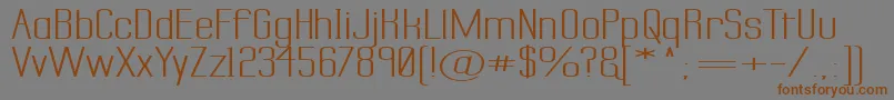 Labtsecs Font – Brown Fonts on Gray Background