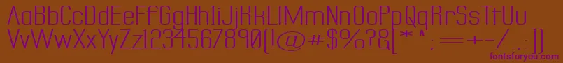 Labtsecs Font – Purple Fonts on Brown Background