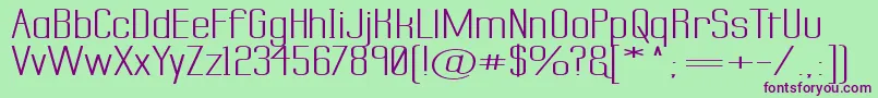 Labtsecs Font – Purple Fonts on Green Background