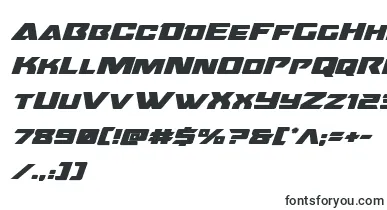 Oceanicdriftboldexpandital font – vertical Fonts