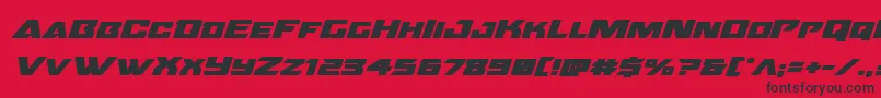 Saiba mais sobre a fonte Oceanicdriftboldexpandital Fonte Oceanicdriftboldexpandital – fontes pretas em um fundo vermelho