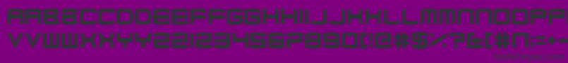 Шрифт DubstepCadence – чёрные шрифты на фиолетовом фоне