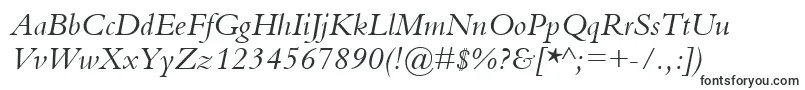 BemboItalic Font – Fonts for Mac